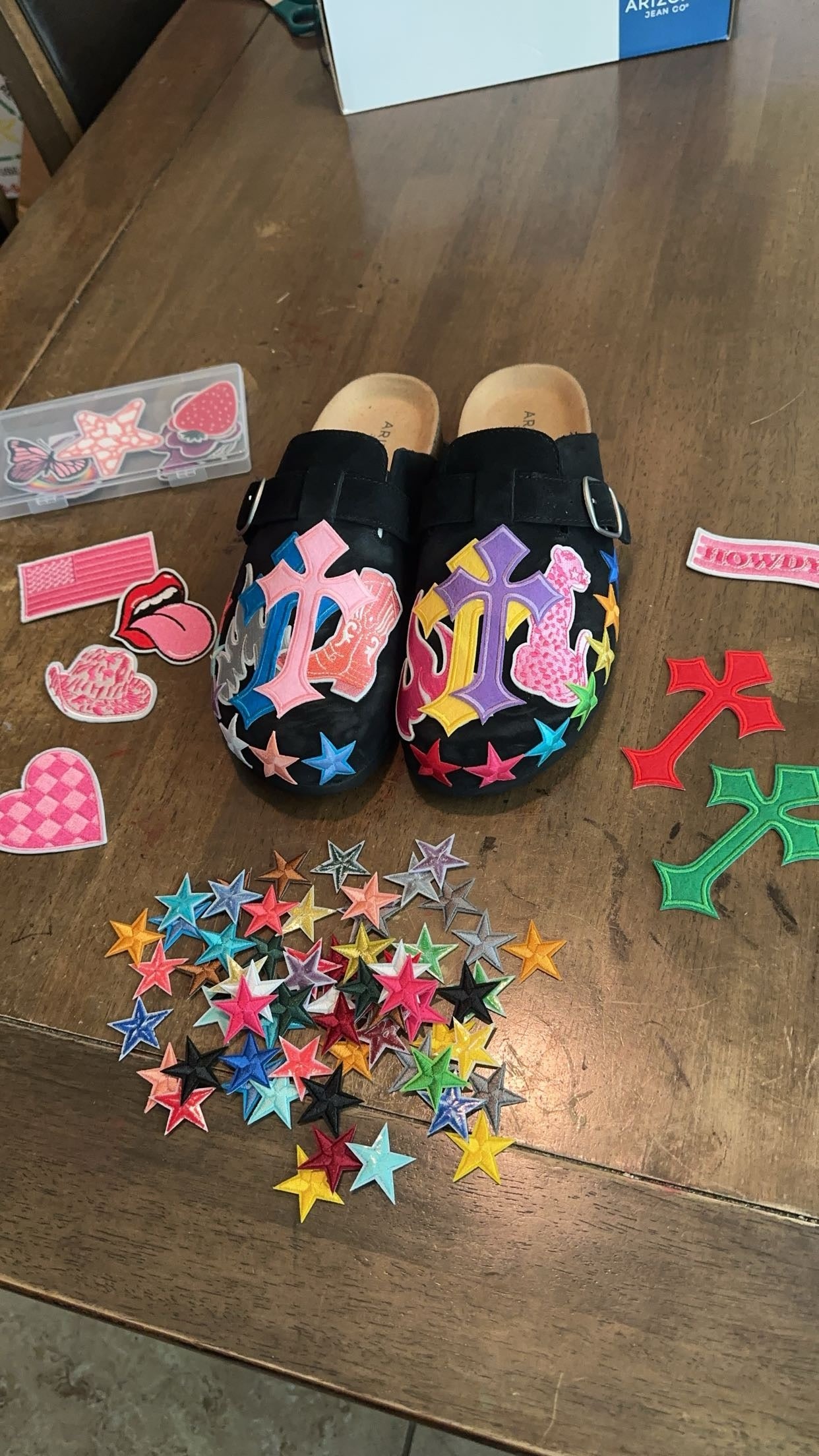 Custom Patched Shoes