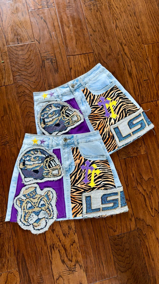 Custom Denim Skirt